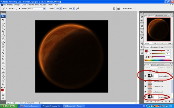 Creation of Planets: Step 5
